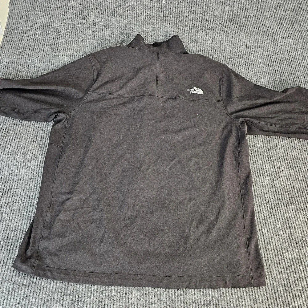 The North Face Jacket Mens XL Black Softshell Full Zip Outdoor Hiking Travel